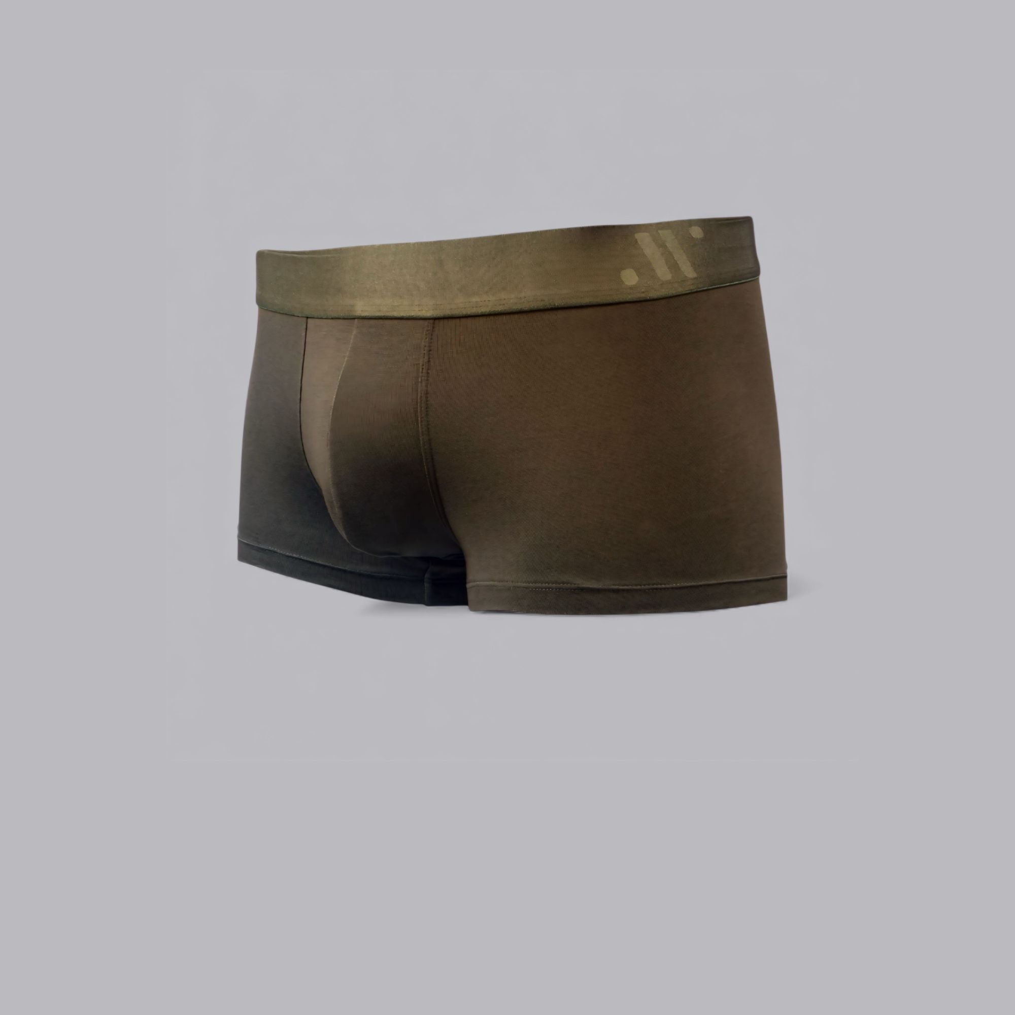 ALPHX Modern Fit Trunks –Moss Green Support & Comfort Redefined