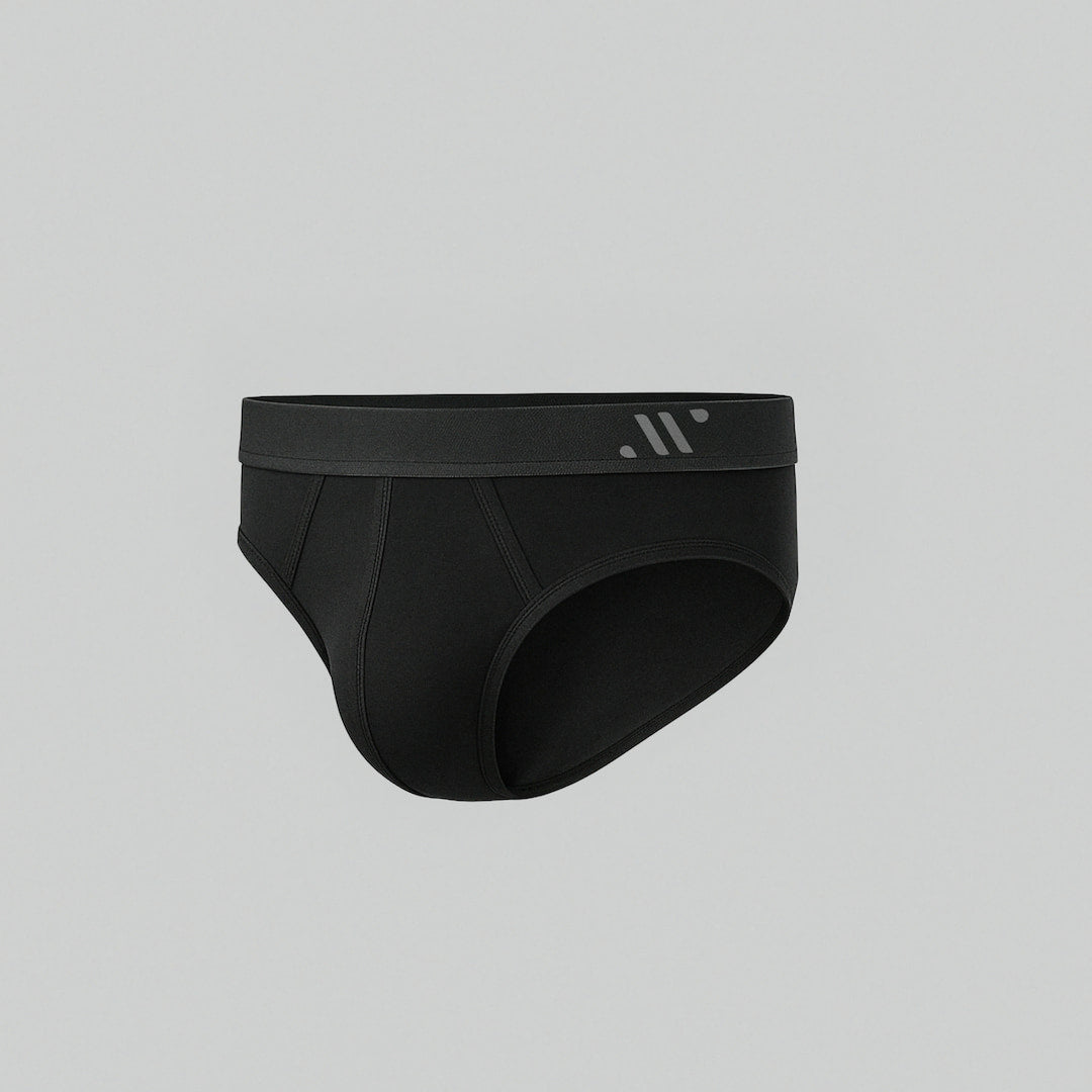 ALPHX Briefs Modern Fit Midnight Black- Low Rise Full Coverage Underwear ALPHX XS Alphx.com