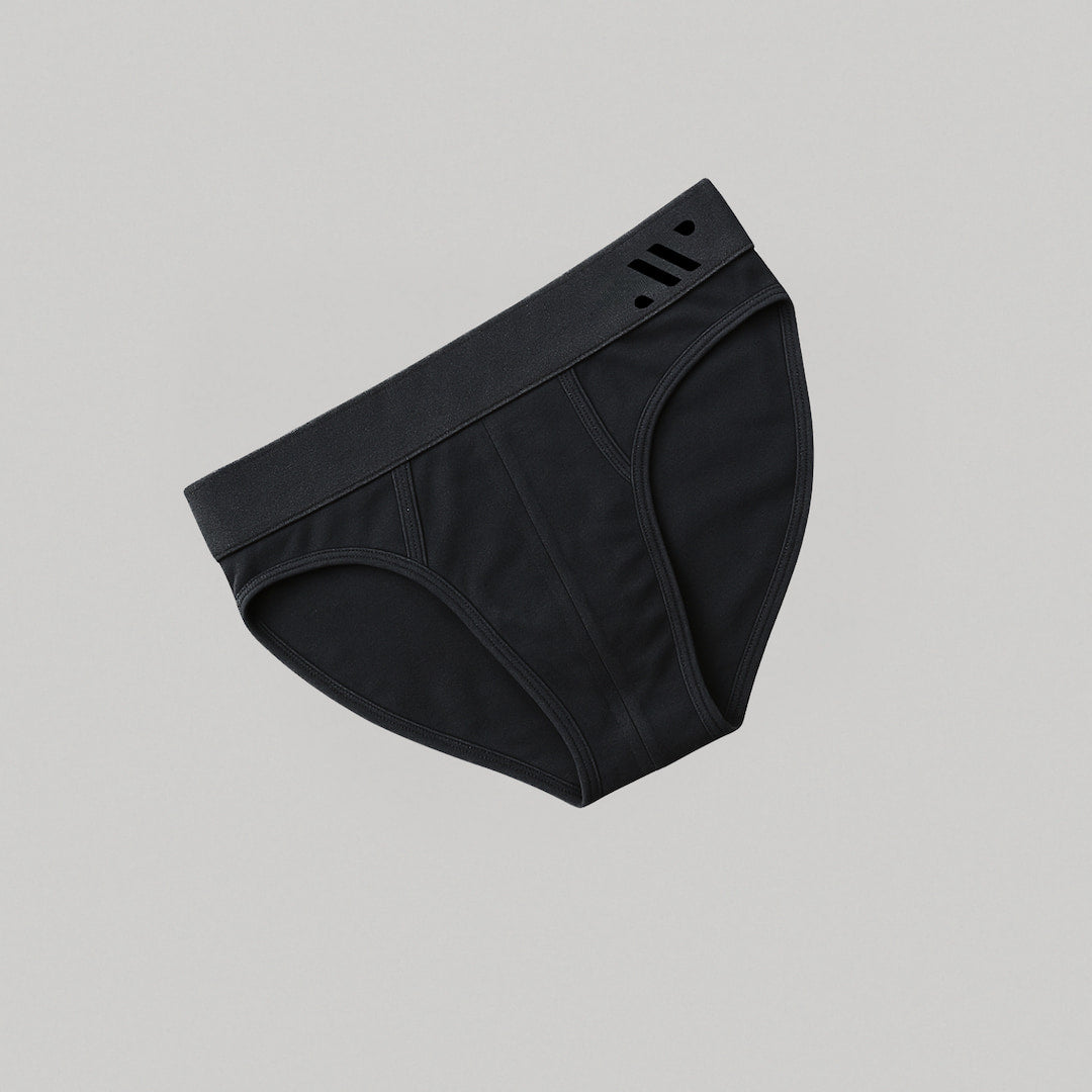 ALPHX Briefs Modern Fit Midnight Black- Low Rise Full Coverage Underwear ALPHX Alphx.com