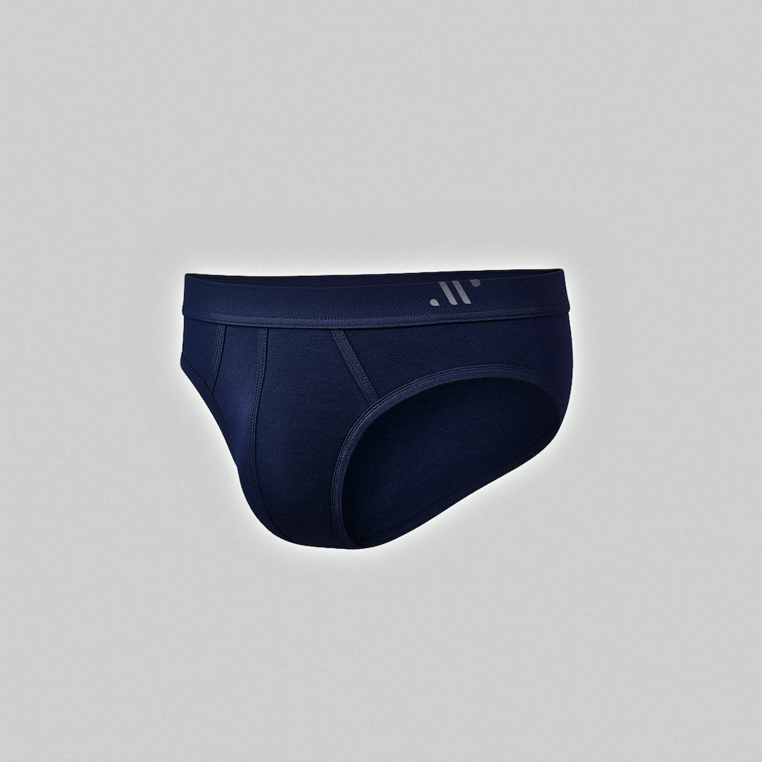 ALPHX Briefs Modern Fit Maritime Navy Blue - Low Rise Full Coverage Underwear ALPHX XS Alphx.com