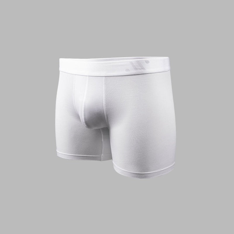ALPHX Calzoncillo boxer Comfort Class de ajuste moderno color blanco escarcha
