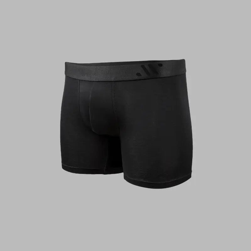 Calzoncillos boxer negros mas comodos para hombres de ajuste moderno ALPHX
