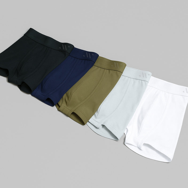 ALPHX Boxer Briefs Modern Fit Classic Frost White – Timeless Comfort