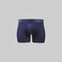 Maritime Navy blue ALPHX Athletic Fit boxer briefs on a light gray background