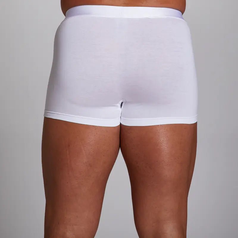 ALPHX Athletic Fit Trunks –Frost White Support & Comfort Redefined - ALPHX.com - Underwear