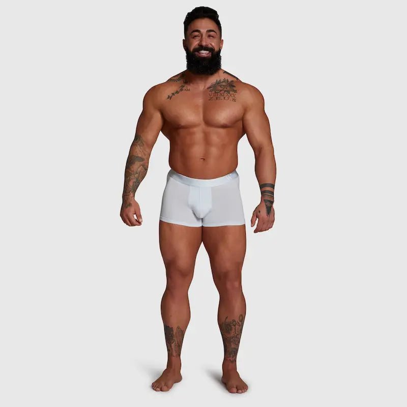 ALPHX Athletic Fit Trunks – Glacier Blue Support & Comfort Redefined - ALPHX.com - Underwear