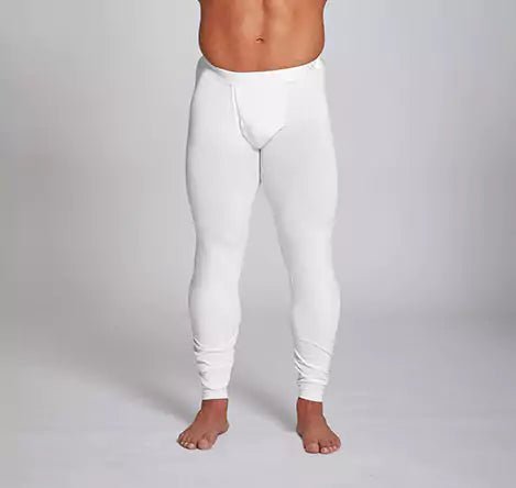 ALPHX Athletic Fit Union Pants Frost White: Room to Move, Comfort to Last - ALPHX.com - Underwear