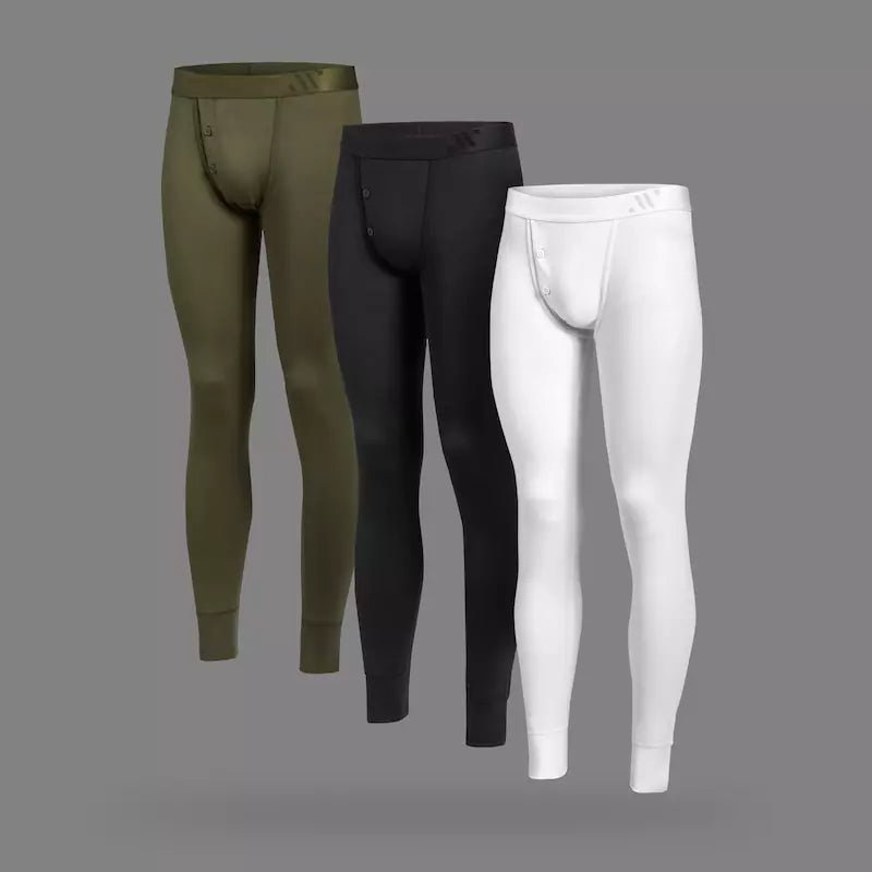 ALPHX Athletic Fit Union Pants Frost White: Room to Move, Comfort to Last - ALPHX.com - Underwear