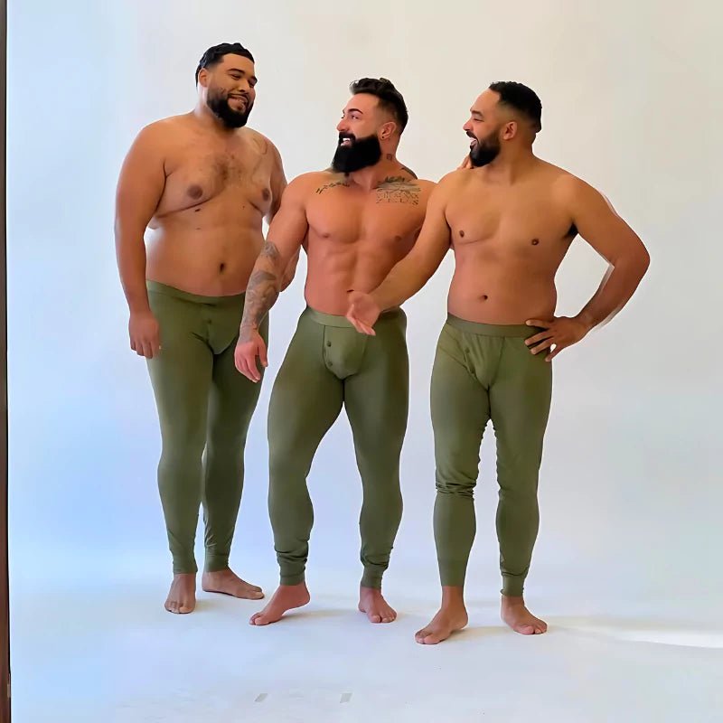 ALPHX Athletic Fit Union Pants Moss Green: Room to Move, Comfort to Last - ALPHX.com - Underwear