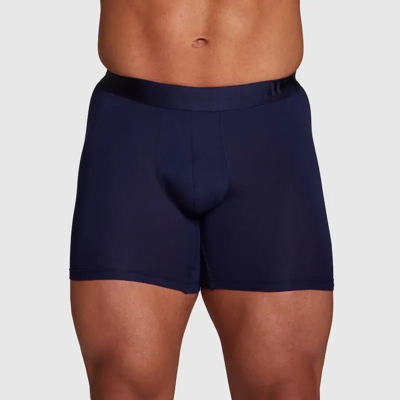 ALPHX Boxer Briefs Athletic Fit Maritime Navy – Extra Room More Comfort - ALPHX.com - Underwear
