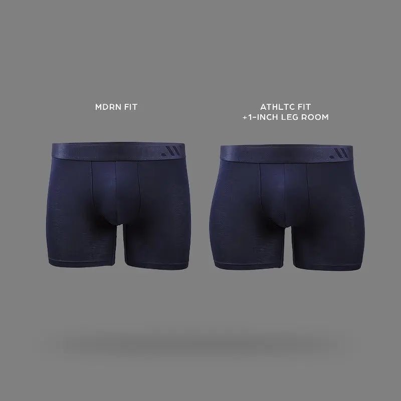 ALPHX Boxer Briefs Athletic Fit Maritime Navy – Extra Room More Comfort - ALPHX.com - Underwear