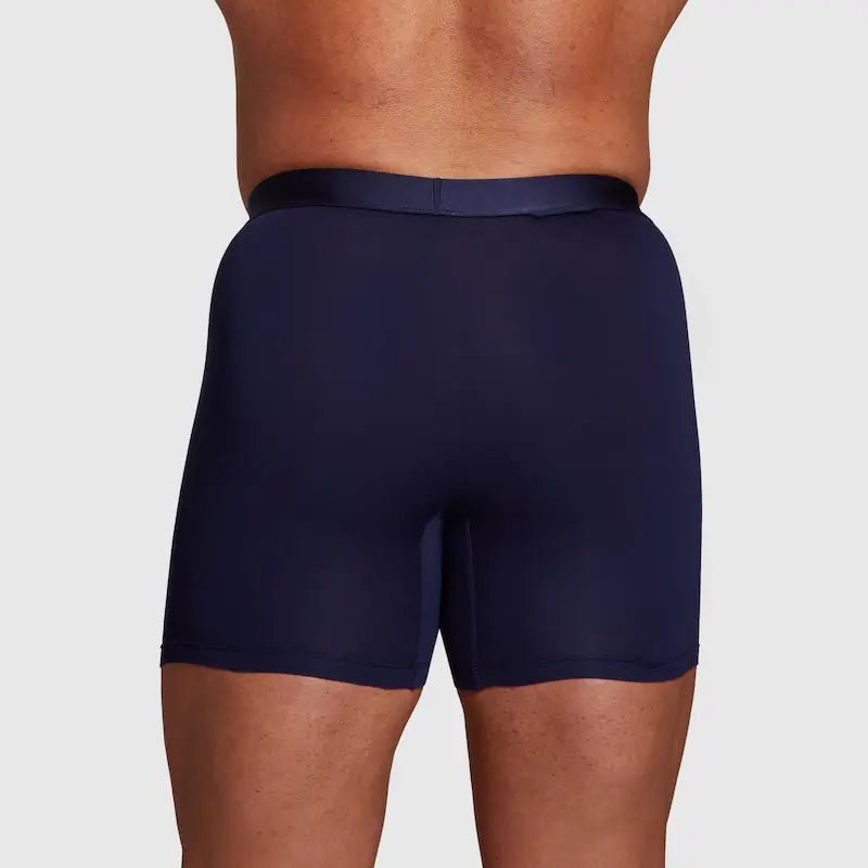 ALPHX Boxer Briefs Athletic Fit Maritime Navy – Extra Room More Comfort - ALPHX.com - Underwear