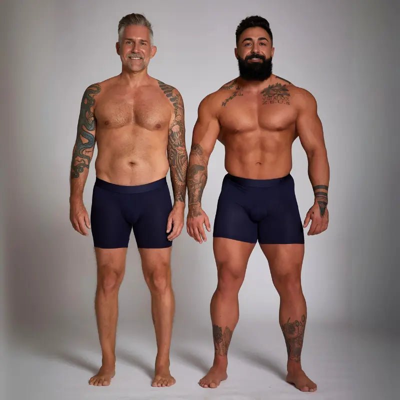 ALPHX Boxer Briefs Athletic Fit Maritime Navy – Extra Room More Comfort - ALPHX.com - Underwear