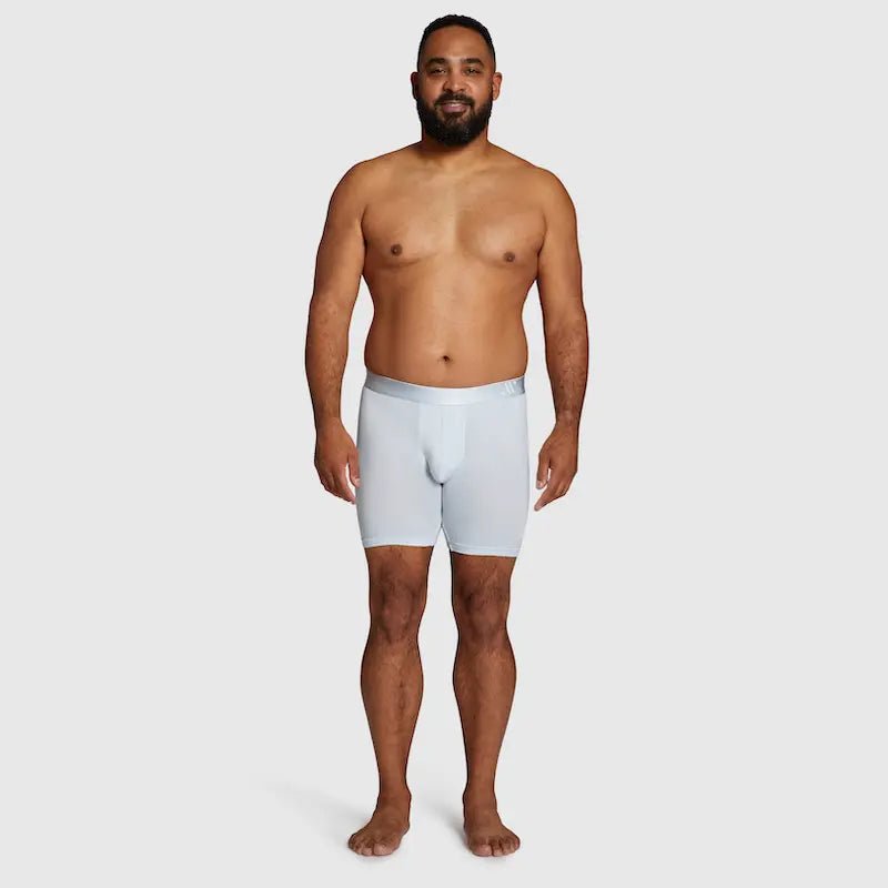 ALPHX Boxer Briefs Modern Fit Classic Glacier Blue – Subtle & Sophisticated - ALPHX.com - Underwear