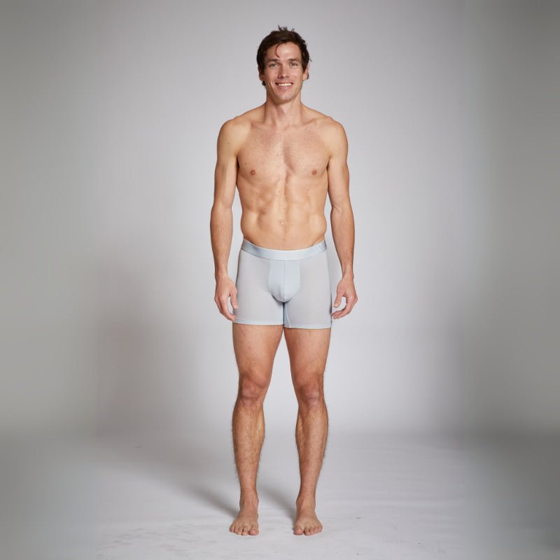 ALPHX Boxer Briefs Modern Fit Classic Glacier Blue – Subtle & Sophisticated - ALPHX.com - Underwear