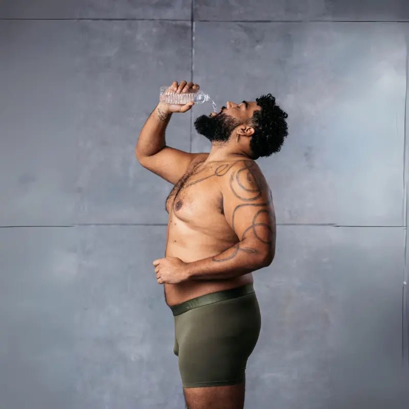 ALPHX Boxer Briefs Modern Fit Classic Moss Green – Timeless Comfort - ALPHX.com - Underwear