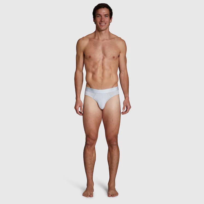 ALPHX Briefs Modern Fit Glacier Blue - Low Rise Full Coverage - ALPHX.com - Underwear
