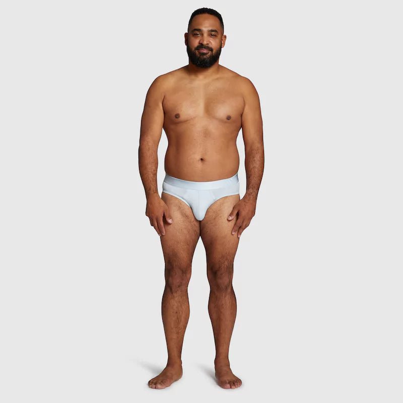 ALPHX Briefs Modern Fit Glacier Blue - Low Rise Full Coverage - ALPHX.com - Underwear