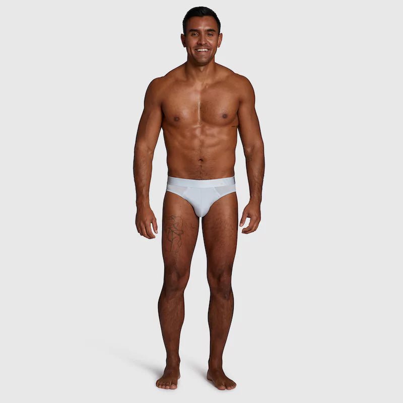 ALPHX Briefs Modern Fit Glacier Blue - Low Rise Full Coverage - ALPHX.com - Underwear