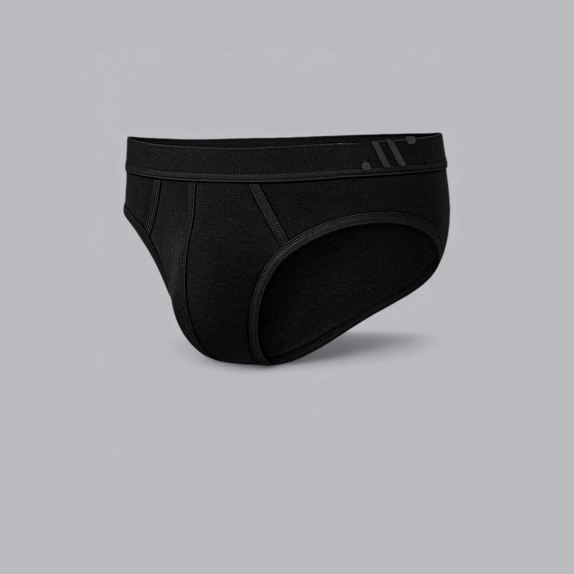 ALPHX Briefs Modern Fit Midnight Black - Low Rise Full Coverage - ALPHX.com - Underwear
