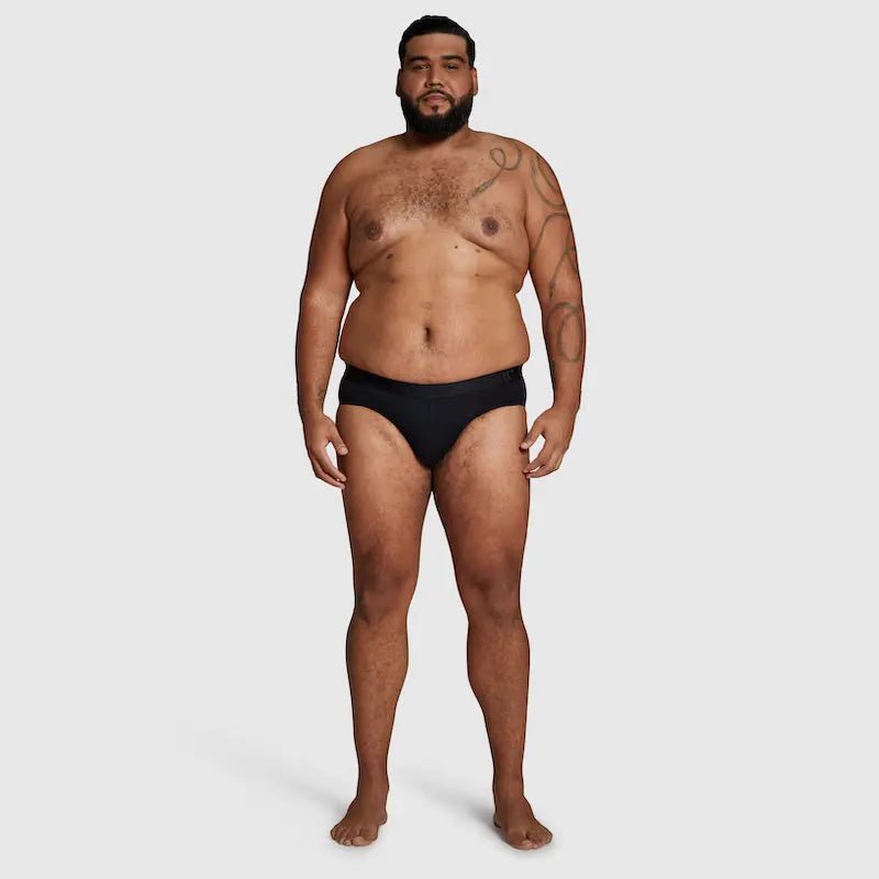 ALPHX Briefs Modern Fit Midnight Black - Low Rise Full Coverage - ALPHX.com - Underwear