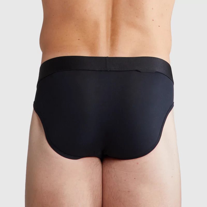 ALPHX Briefs Modern Fit Midnight Black - Low Rise Full Coverage - ALPHX.com - Underwear