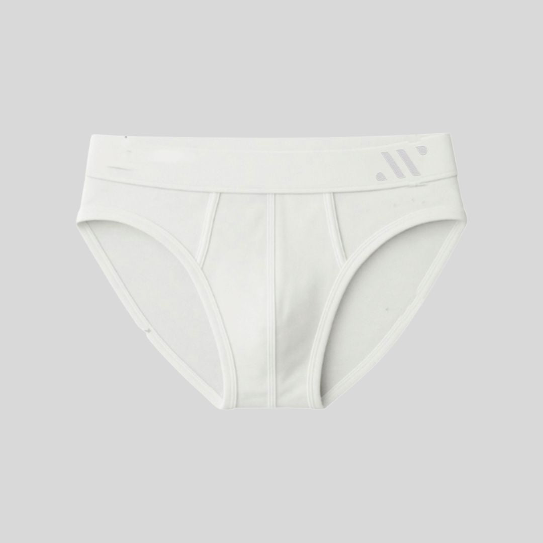 ALPHX Briefs Modern Frost White - Low Rise Full Coverage - ALPHX.com - Underwear - ALPHX.com - Underwear