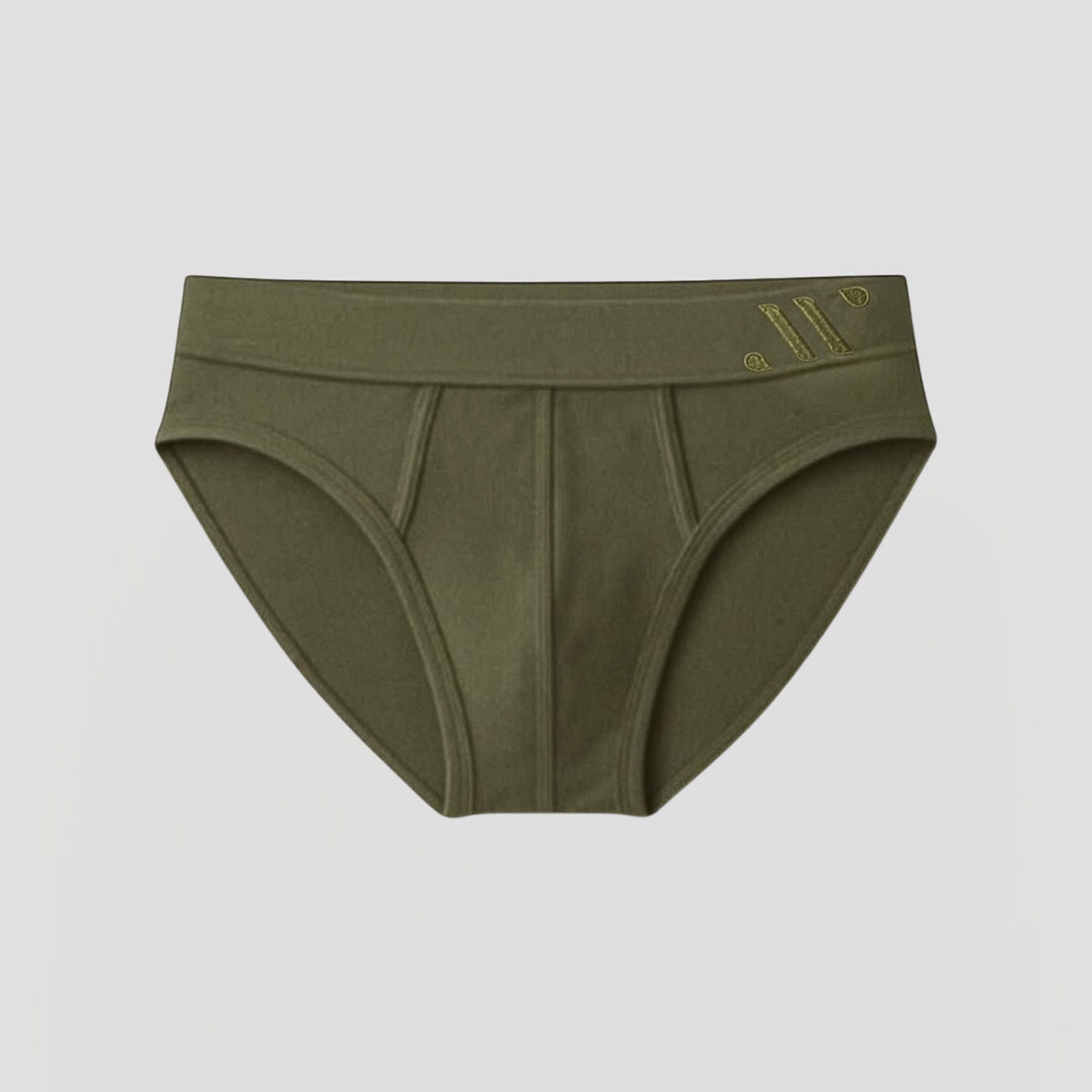 ALPHX Briefs Modern Moss Green - Low Rise Full Coverage - ALPHX.com - Underwear - ALPHX.com - Underwear