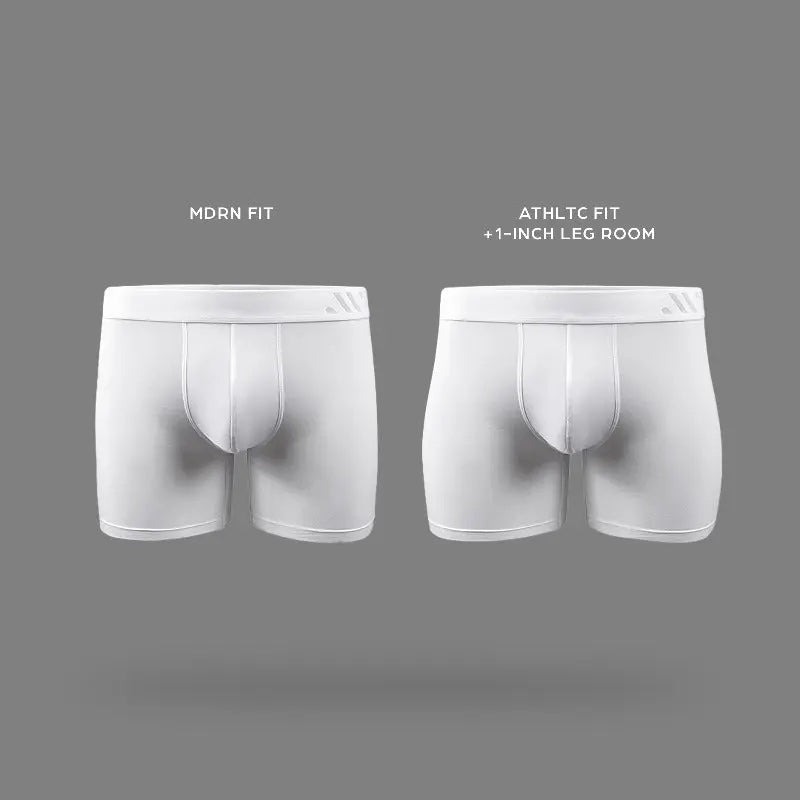 ALPHX Comfort Class Boxer Brief - Athletic Fit - Frost White | ALPHX.com - ALPHX.com - Underwear