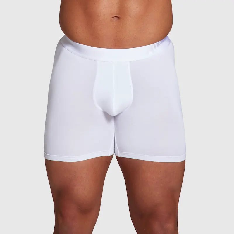 ALPHX Comfort Class Boxer Brief - Athletic Fit - Frost White | ALPHX.com - ALPHX.com - Underwear