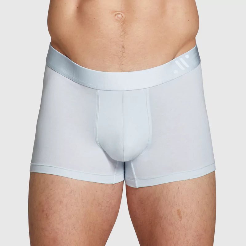 ALPHX Modern Fit Trunks –Glacier Blue Support & Comfort Redefined - ALPHX.com - Underwear