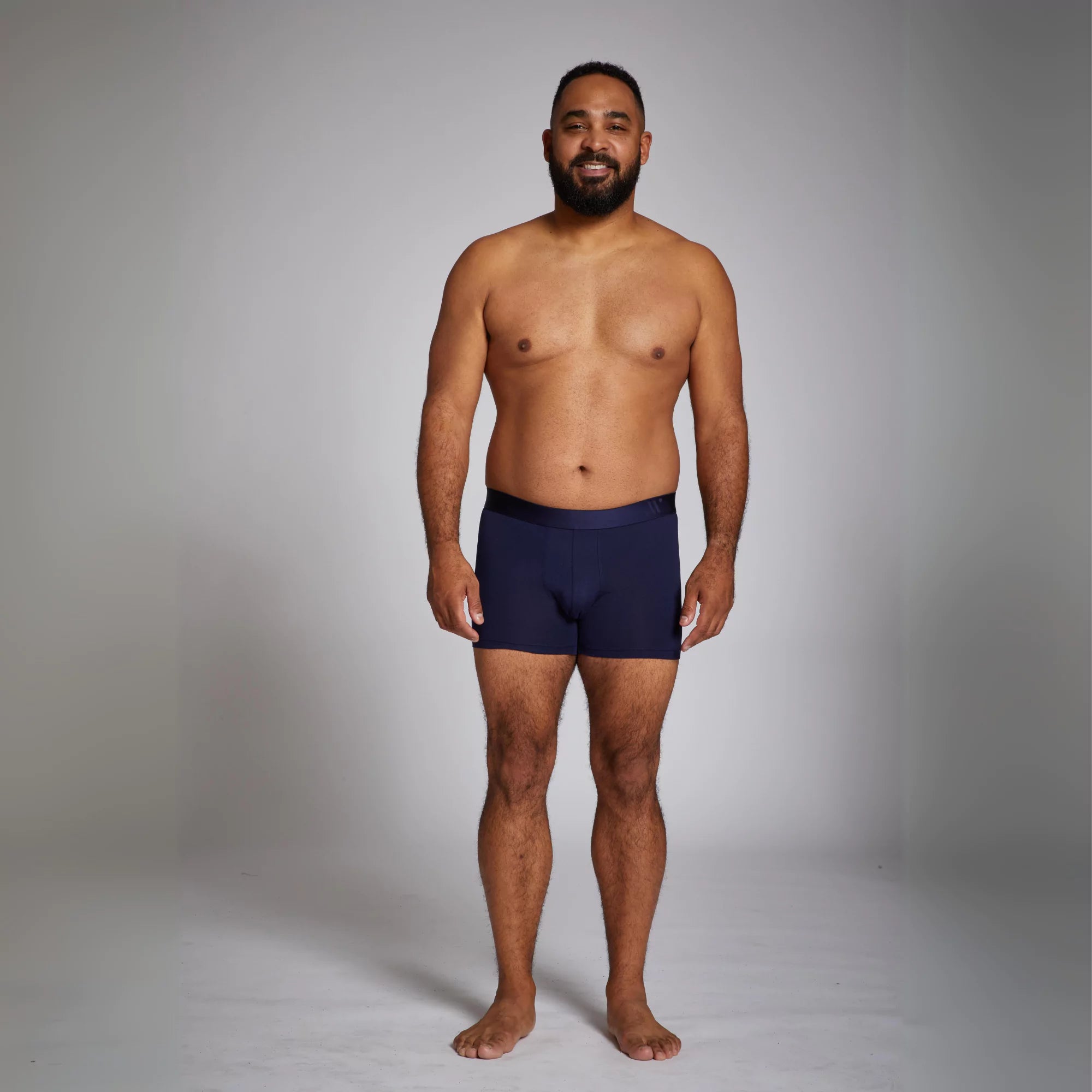 ALPHX Modern Fit Trunks –Maritime Navy Blue Support & Comfort Redefined - ALPHX.com - Underwear