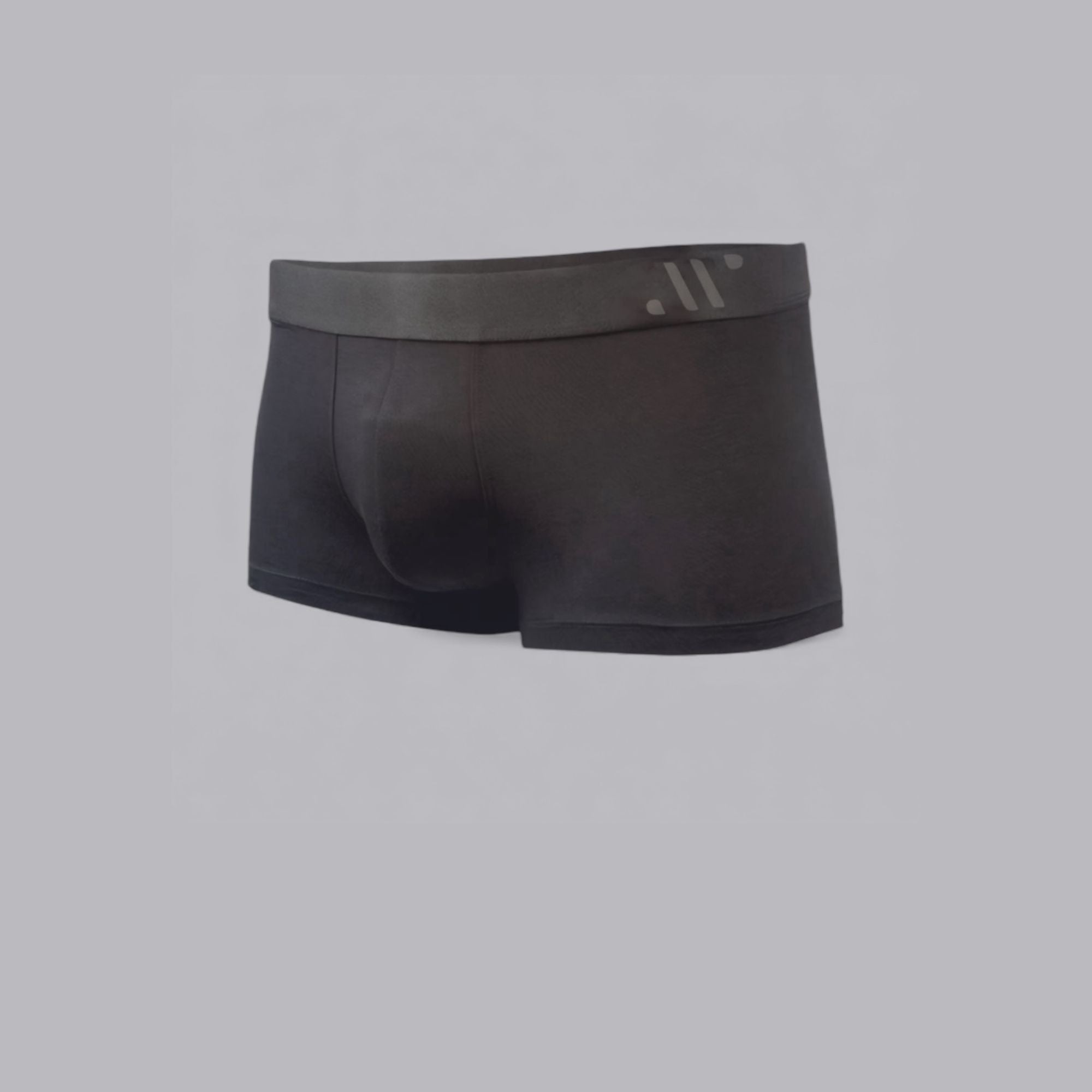 ALPHX Modern Fit Trunks –Midnight Black Support & Comfort Redefined - ALPHX.com - Underwear
