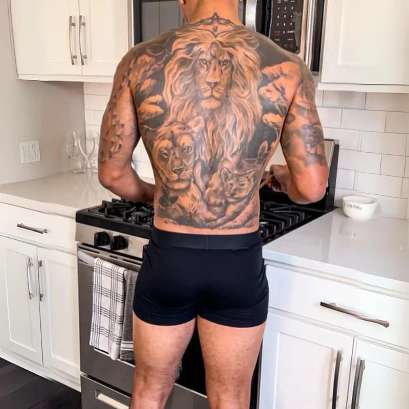 ALPHX Modern Fit Trunks –Midnight Black Support & Comfort Redefined - ALPHX.com - Underwear