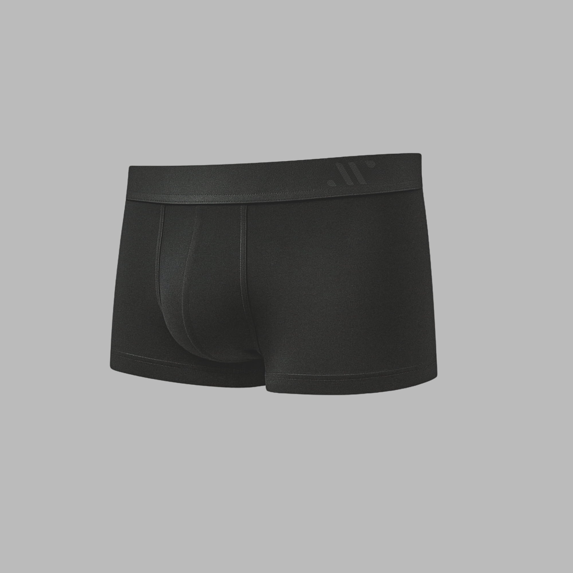 ALPHX Modern Fit Trunks –Midnight Black Support & Comfort Redefined - ALPHX.com - Underwear