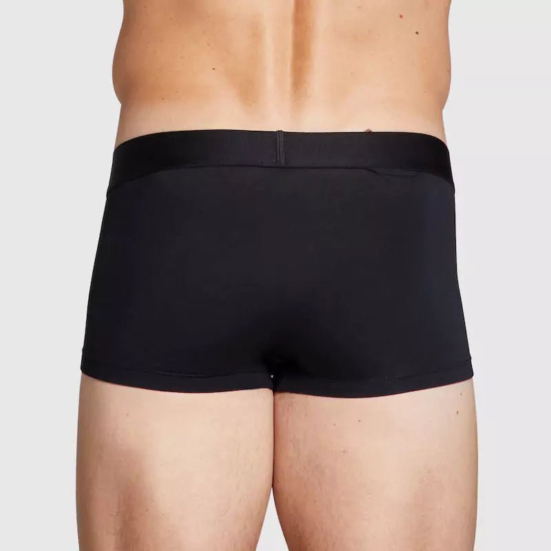 ALPHX Modern Fit Trunks –Midnight Black Support & Comfort Redefined - ALPHX.com - Underwear