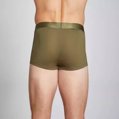 ALPHX Modern Fit Trunks –Moss Green Support & Comfort Redefined - ALPHX.com - Underwear