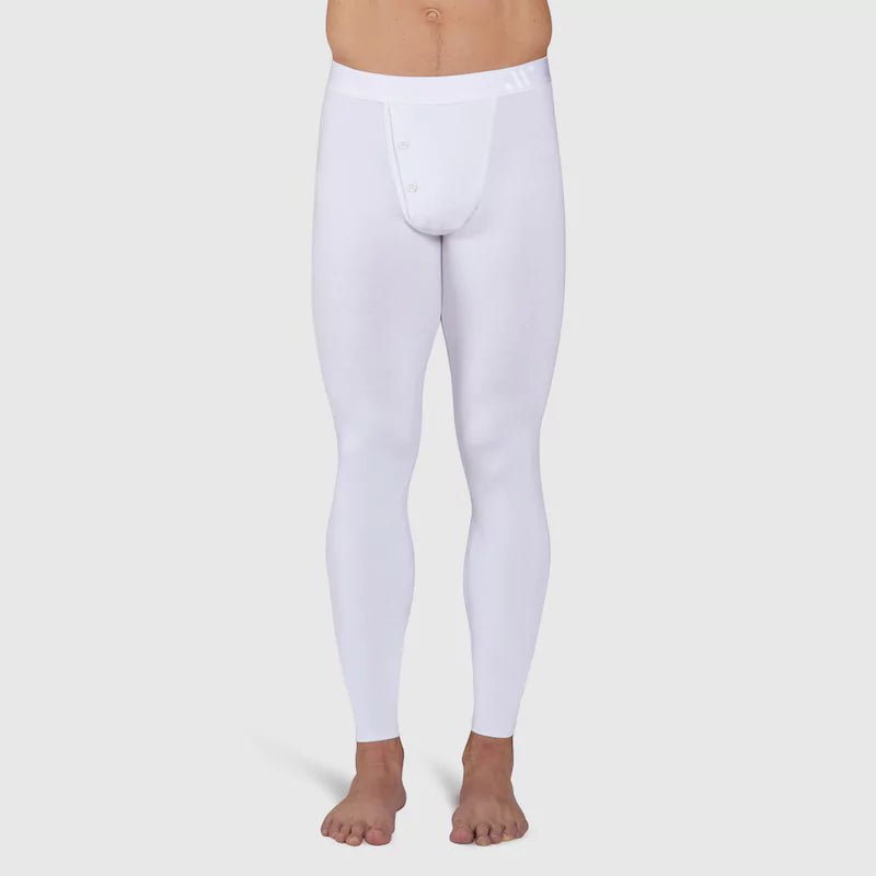 ALPHX Union Pants – Frost White Modern Fit for a Sleek, Bulk - Free Feel - ALPHX.com - Underwear