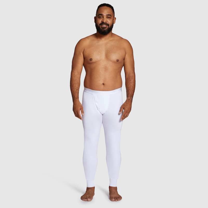 ALPHX Union Pants – Frost White Modern Fit for a Sleek, Bulk - Free Feel - ALPHX.com - Underwear