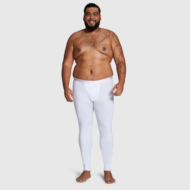 ALPHX Union Pants – Frost White Modern Fit for a Sleek, Bulk - Free Feel - ALPHX.com - Underwear