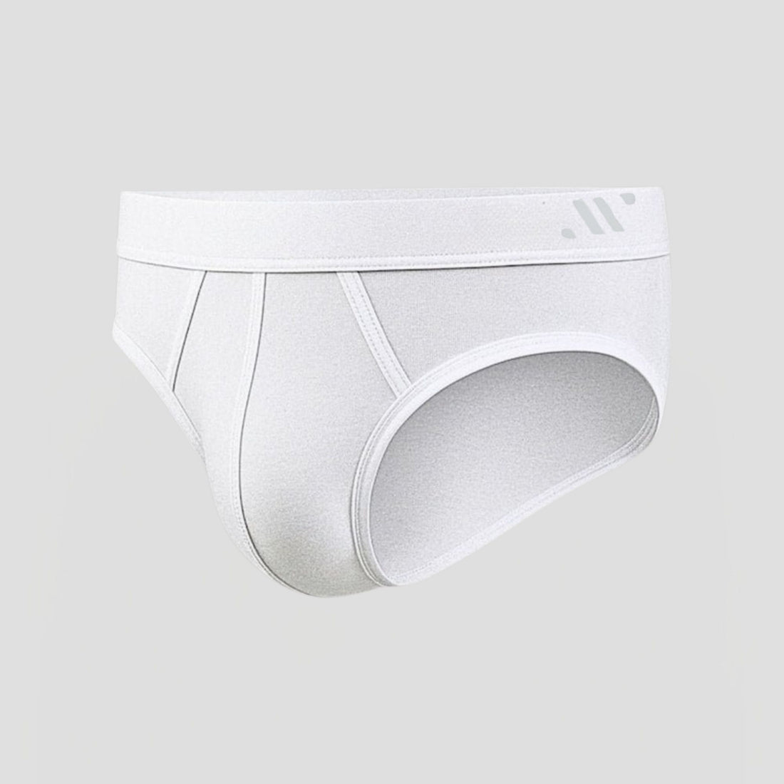 Frost White ALPHX COMFORT BRIEF on a light gray background