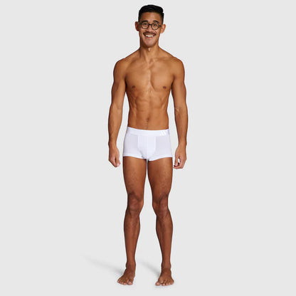 ALPHX Modern Fit Trunks –Frost White Support &amp; Comfort Redefined Underwear ALPHX Alphx.com