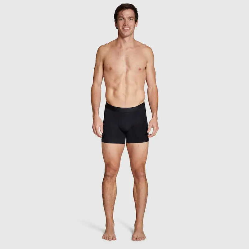 ALPHX Boxer Briefs Modern Fit | Midnight Black Underwear ALPHX Alphx.com