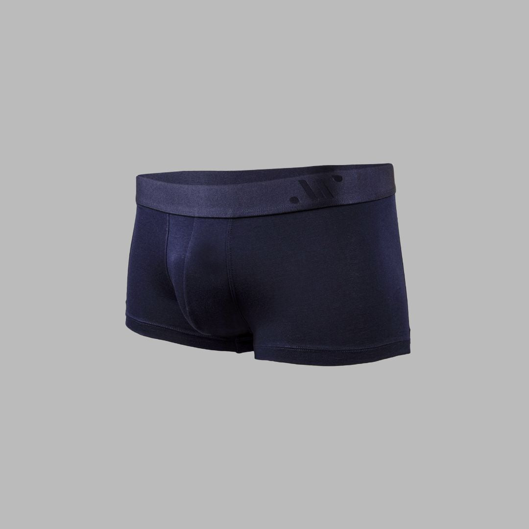 ALPHX Modern Fit Trunks –Maritime Navy Blue Support &amp; Comfort Redefined Underwear ALPHX Alphx.com