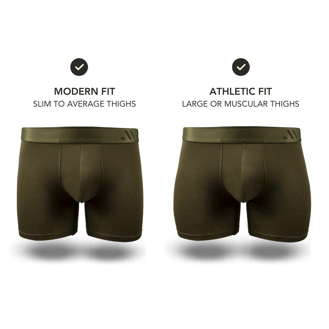 ALPHX-Green Boxer Briefs in Modern and Athletic Fits