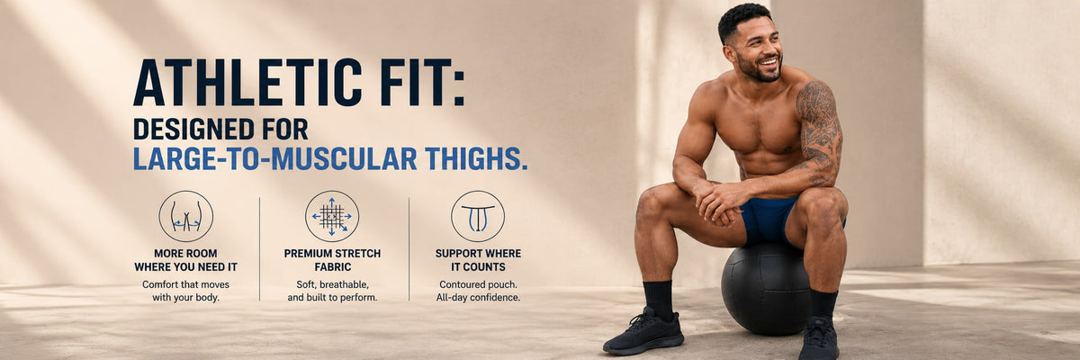 ALPHX Athletic Fit Men's Underwear – Built for Muscular Thighs