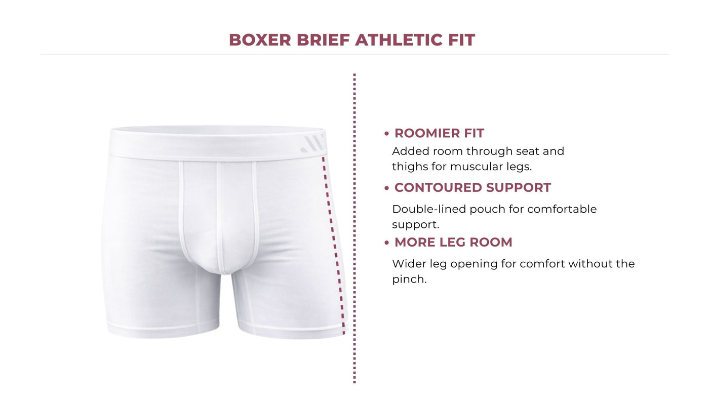 ALPHX Athletic Fit Boxer Briefs – Built for Muscular Thighs