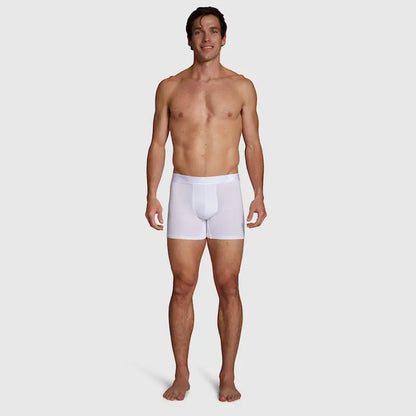 ALPHX Boxer Briefs Modern Fit Classic Frost White – Timeless Comfort Underwear ALPHX Alphx.com