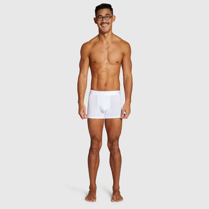 ALPHX Boxer Briefs Modern Fit Classic Frost White – Timeless Comfort Underwear ALPHX Alphx.com