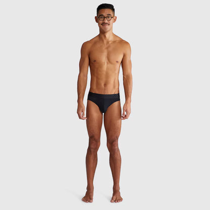 ALPHX Briefs Modern Fit Midnight Black- Low Rise Full Coverage Underwear ALPHX Alphx.com